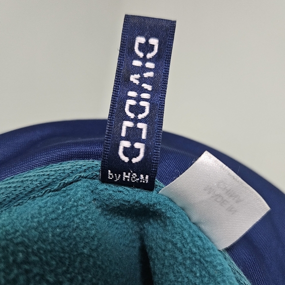 Divided by H&M Zip Up Jacket Hoodie Womens Mens Unisex Blue Green Size Medium - Picture 9 of 10